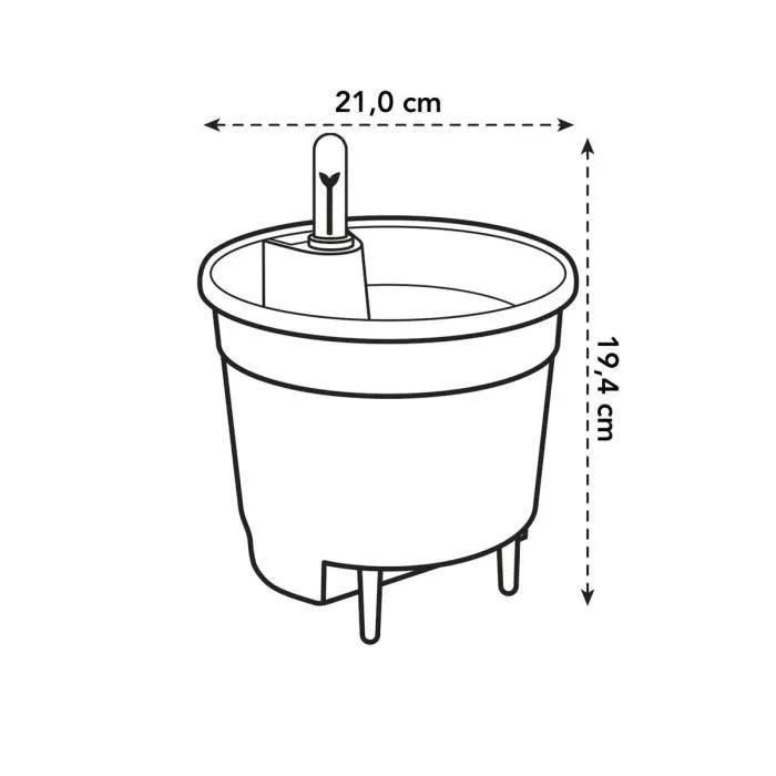 Self-Watering Insert 21 Living Noir - 4