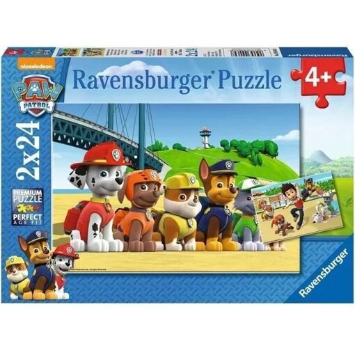 Puzzle 2x24p Pat Patrouille Chiens Heroiques - 2