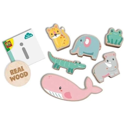 Ses Creative - Animaux En Bois A Équilibrer Et Empiler - 2