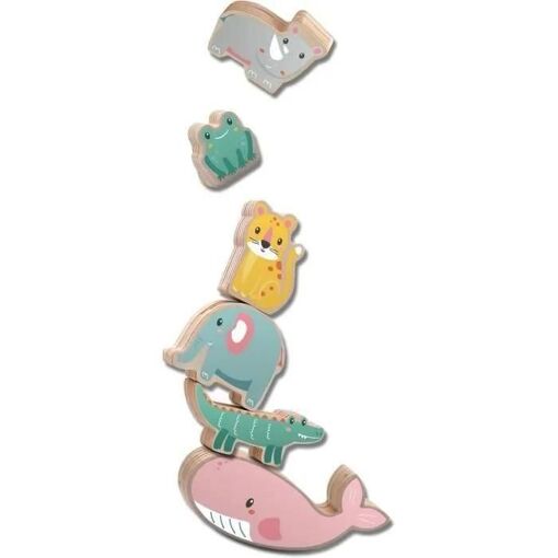 Ses Creative - Animaux En Bois A �quilibrer Et Empiler - 3