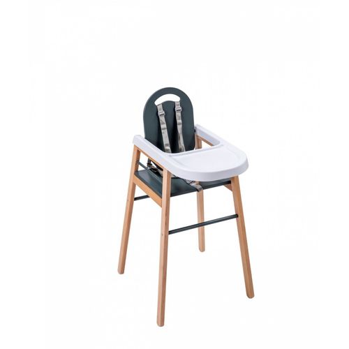 Chaise Haute Bois Lili Hybride Kaki - Combelle