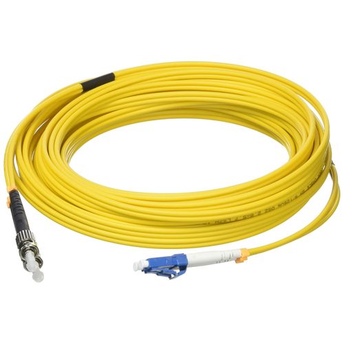 MCL Samar - Câble réseau - mode unique ST (M) pour mode unique LC (M) - 10 m - fibre optique - 9 / 125 micromètres - OS2 - sans halogène, sans crochet