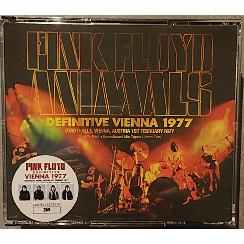 Pink Floyd-1977 Definitive Vienna 3 Cd+1 Dvd Limited Numbered Edition # 289 Japan Import