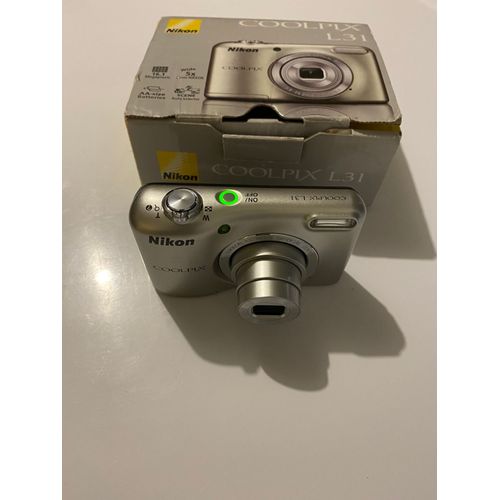 Nikon Coolpix L31 Compact 16 MPIX argent Zoom Optique 4X