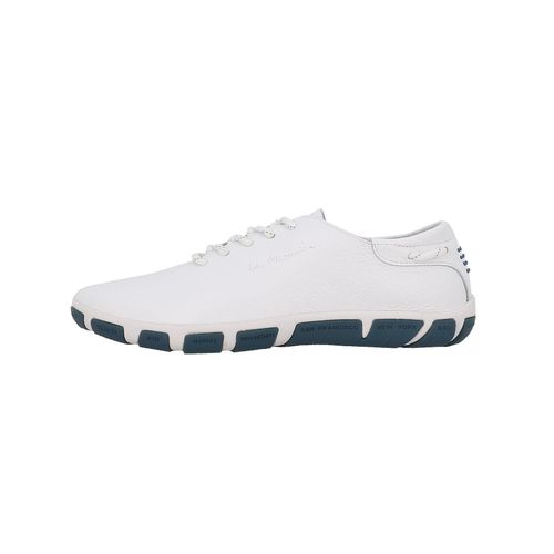 Chaussures Basses Cuir Ou Simili Tbs Tennis Blanc