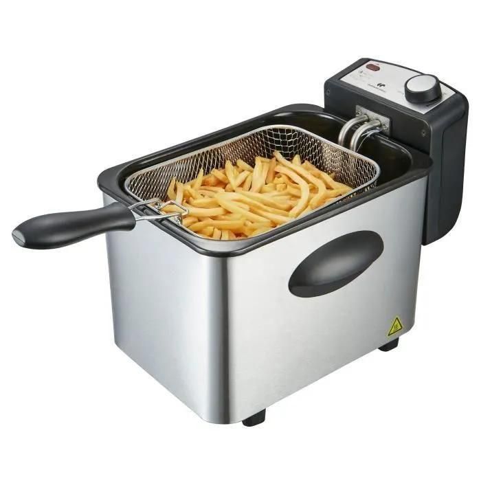 Friteuse 4 Litres CONTINENTAL EDISON CEFR4IX3 - 2000W - 3