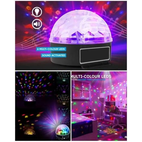 Jeu de lumière Astro Ball Magic DJ Ball 6 x LEDS 1W BOULE LUMINEUSE LEDS