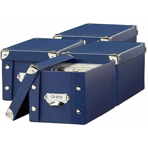 4 Boîtes D'archivage Pour Cd