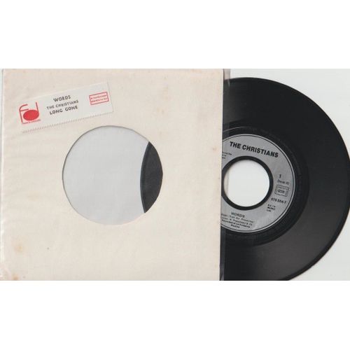 45 Sp The Christains - Words - Love Song - Island 676 814 - Juke-Box 1989