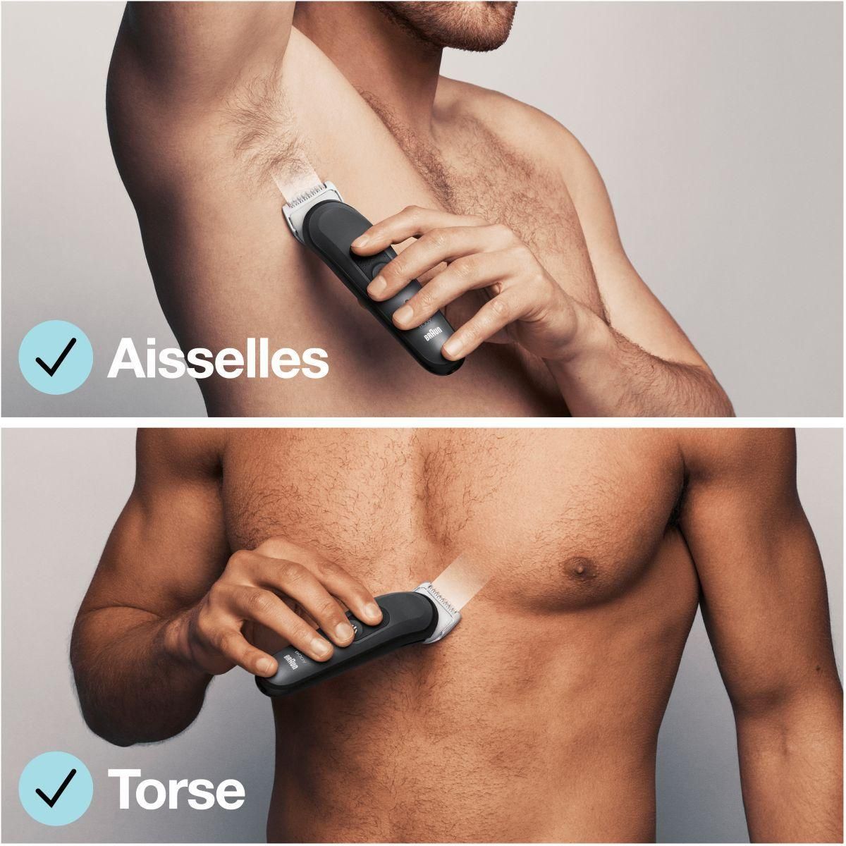 Braun Bodygroomer 3 Bg3340 - Rasoir - Sans Fil - Gris/Noir - 9