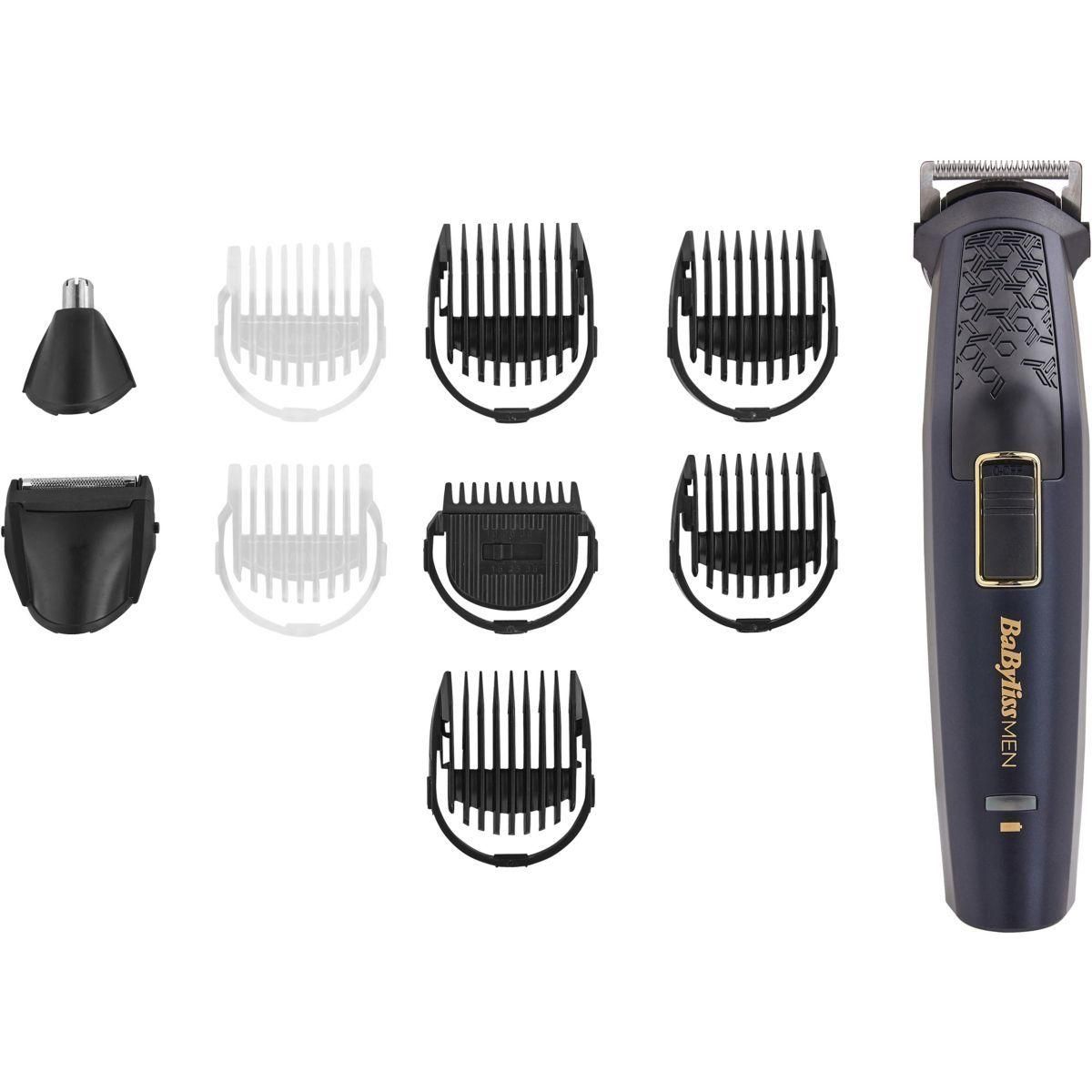 Tondeuse Multi Usages Babyliss Mt728e 10 En 1 Carbon Steel