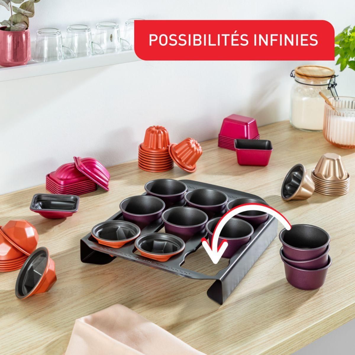 Moule  Briochette Tefal Creabake 3 Moules A Petite Torsade - 5