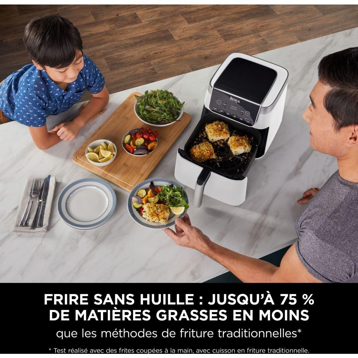 Friteuse lectrique sans huile  air chaud AF180EUWH - Blanc - 3