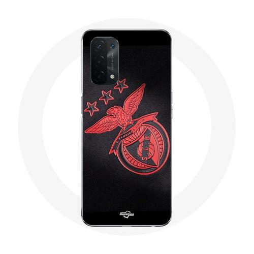 Coque Pour Oppo A74 5g Slb Benfica Fond Noir