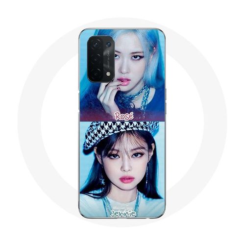 Coque Pour Oppo A74 5g Blackpink Groupe K-Pop Filles Jennie Et Rosé Lovesick Girls Poster The Album