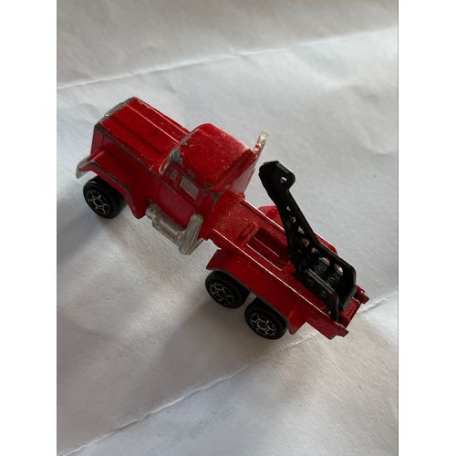 Majorette Camion Grues Rouge 