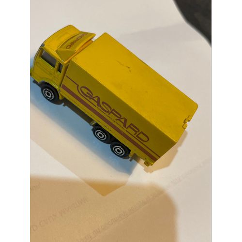 Majorette Camion Gaspard Jaune 