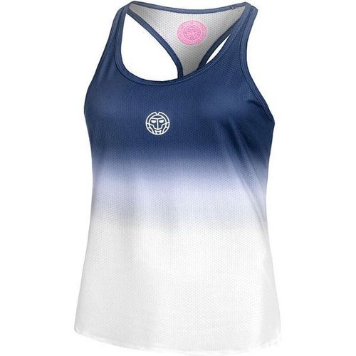 Crew Gradiant Débardeur Tank Top Filles - Bleu Foncé , Blanc