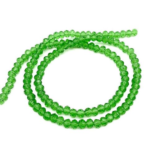 Perles De Cristal De Couleur Mixte De 2,3,4,6,8mm Pour La Fabrication De Bijoux,Perles De Verre À Facettes Rondes Et Amples Pour Bracelets,Accessoires De - Type [Green C13]-2mm Approx 170pcs