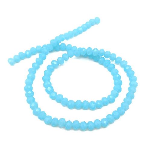 Perles De Cristal De Couleur Mixte De 2,3,4,6,8mm Pour La Fabrication De Bijoux,Perles De Verre À Facettes Rondes Et Amples Pour Bracelets,Accessoires De - Type [Light Blue C177]-8mm Approx 68pcs