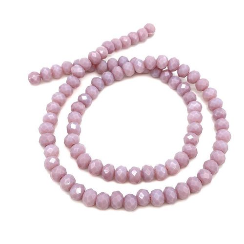 Perles De Cristal De Couleur Mixte De 2,3,4,6,8mm Pour La Fabrication De Bijoux,Perles De Verre À Facettes Rondes Et Amples Pour Bracelets,Accessoires De - Type [Light Purple C189]-4mm Approx 125pcs