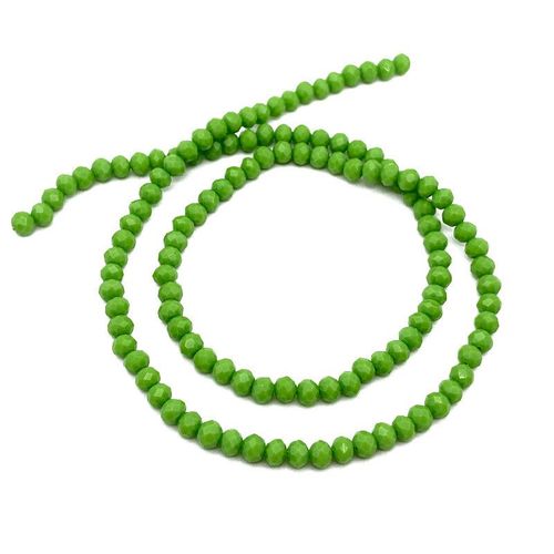 Perles De Cristal De Couleur Mixte De 2,3,4,6,8mm Pour La Fabrication De Bijoux,Perles De Verre À Facettes Rondes Et Amples Pour Bracelets,Accessoires De - Type [Olive Green C194]-2mm Approx 170pcs