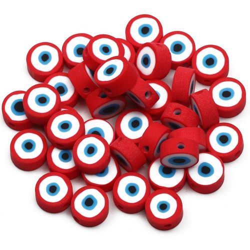 Perles Mixtes En Argile Polymère,20/50/100 Pièces,Fruits Et Animaux,Perles Souriantes,D'espacement Pour Bijoux,Accessoires De Bricolage - Type 50pcs #A