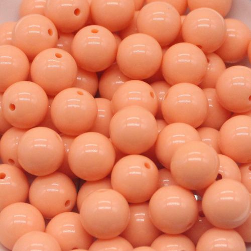Perles D'espacement Rondes Pour Bijoux,Accessoires De Bricolage,6mm,8mm,10mm,12mm,14mm,16mm,18mm,20mm - Type 16mm 15pcs #G