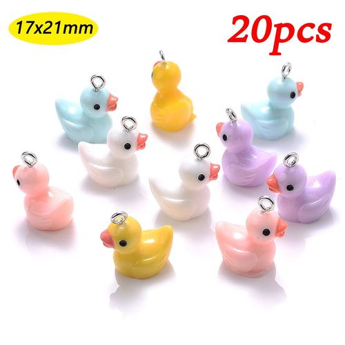Perles En Forme D'ours Pour La Fabrication De Bijoux,20 Pièces,Transparent,Mat,Trou Vertical,Bracelet,Breloques,Collier,Boucle D'oreille,Pendentif #I2