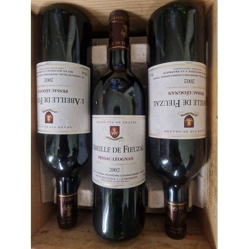 Caisse De 6 Bouteilles Abeille De Fieuzal 2002 Second Vin Du Chateau De Fieuzal Pessac Leognan