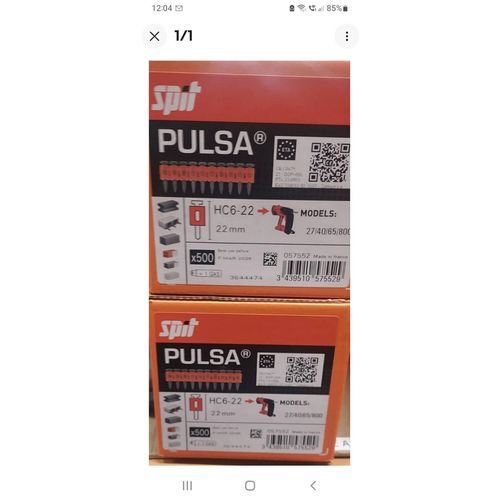 Lot de 2 boîtes clou HC6-22 SPIT