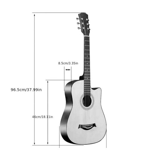 Guitare Acoustique Couleur Noire