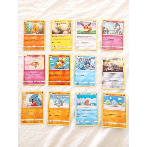 Lot De 12 Cartes Pokémon 2018