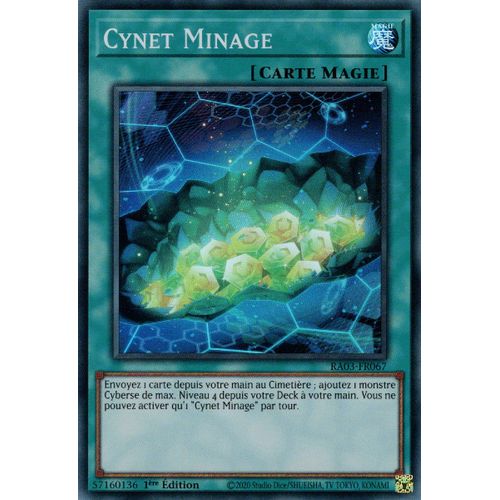Yu Gi Oh Ra03 Fr067 Cynet Minage Super Rare