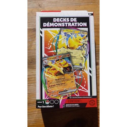 Pack De 2 Decks De Jeu Pokémon Ex