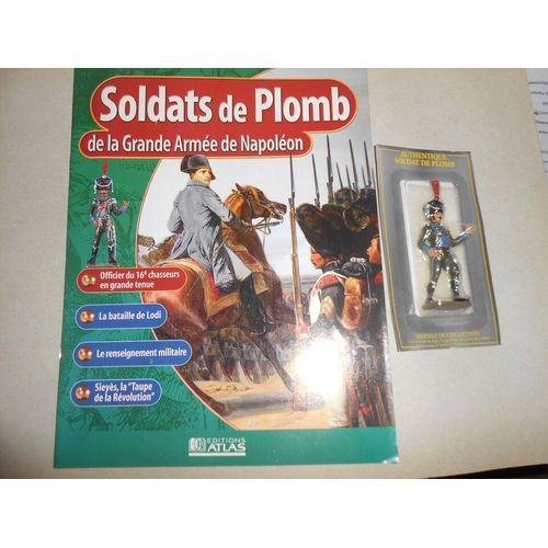 Napoléon Soldat Plomb Atlas Starlux N° 28 + Revue Officier 16e Chasseurs