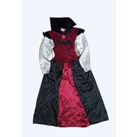 Déguisement Fille Vampire Et Son Masque 7/8 Ans