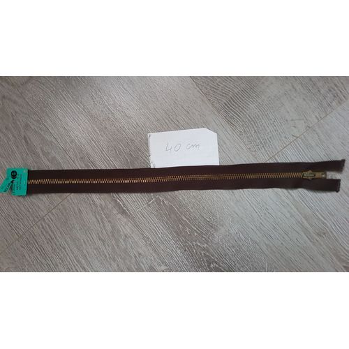 Fermeture Éclair Séparable 40 Cm Marron