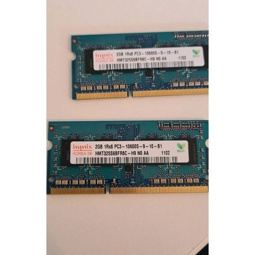 Mémoires ram 2GB de Mac book pro 2010