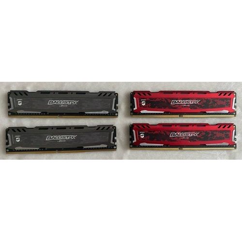 DDR4 Ballistix Sport LT, 4 Go, 2666 MHz, CAS 16