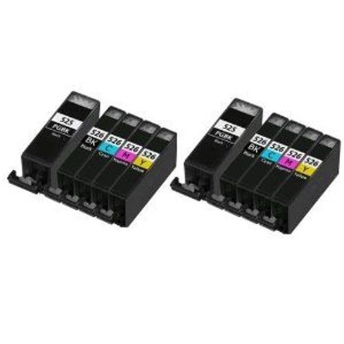 Bureaudeals - Premium Lot de 10 cartouches jet d encre compatibles pour Canon PIXMA MG6150
