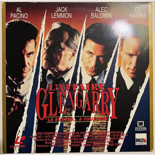 Laserdisc L'affaire Glengarry 1992 Vf