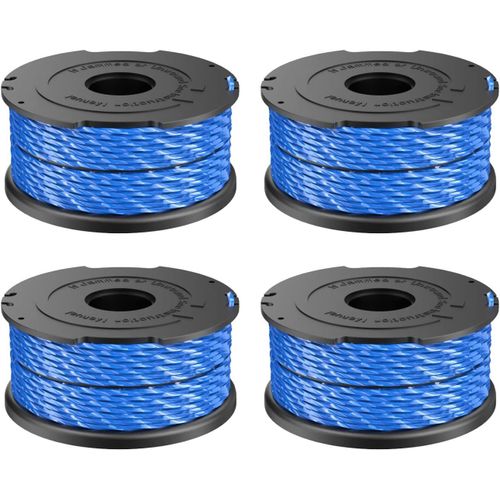 Lot de 4 Bobines de Rechange pour Coupe-Bordures BLACK+DECKER A6441 - GL315, GL337, GL350, GL650, GL652,GL660, GL670