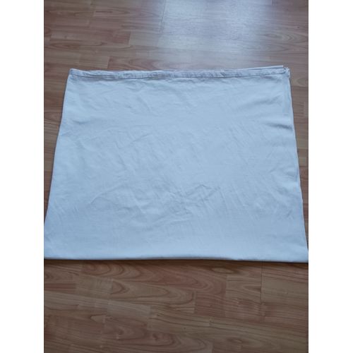 Drap Plat Blanc Épais Vintage 170 X 280 Cm