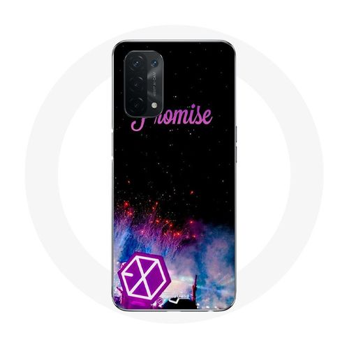 Coque Pour Oppo A74 5g Exo Groupe K-Pop Logo Chanson Promise