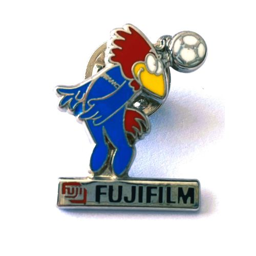 Pins Arthus Bertrand Mondial Foot 98 Mascotte Footix Sponsor Fujifilm