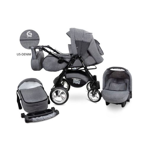Poussette 3 En1 Haut De Gamme Landau Urbano Avec Siège Auto Inclus!