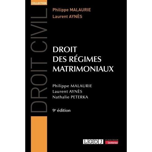 Droit Des Régimes Matrimoniaux