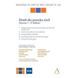 Droit Du Procès Civil - Tome 1