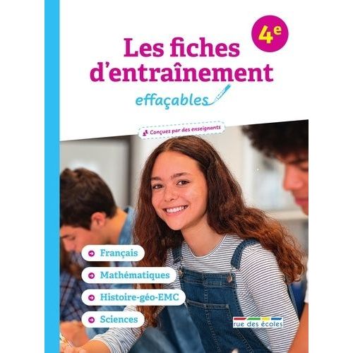 Les Fiches Entraînement Effaçables 4e